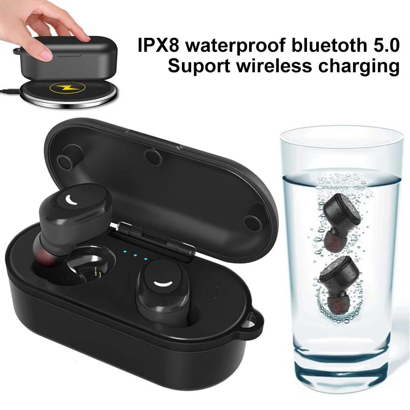 

Wireless Earphones Bluetoot 5.0 X6 tws IPX8 Waterproof Headset Sport Earphone in-ear Earbuds PK i10 For Huawei iPhone Headphones