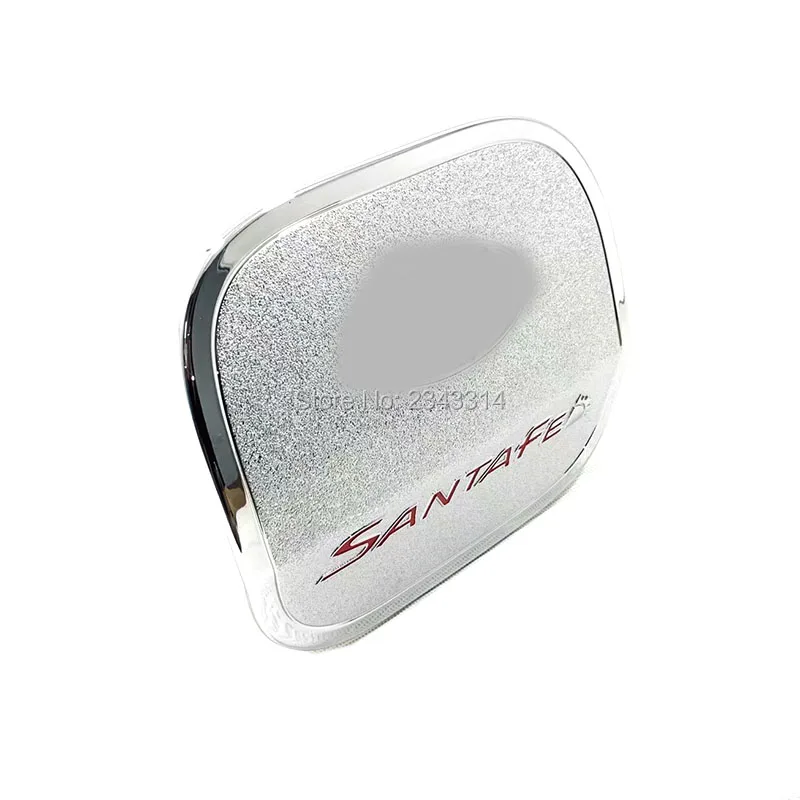 

For Hyundai Santa Fe 2019 ABS Chrome Fuel Cap Gas Tank Cover Gas Cap Cover Protector Trim Sticker Exterior Car Styling Accessory
