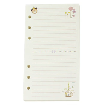 

A6 Cute colorful diary refills spiral notebook replace color core loose leaf stationery gift school planner ring binder paper