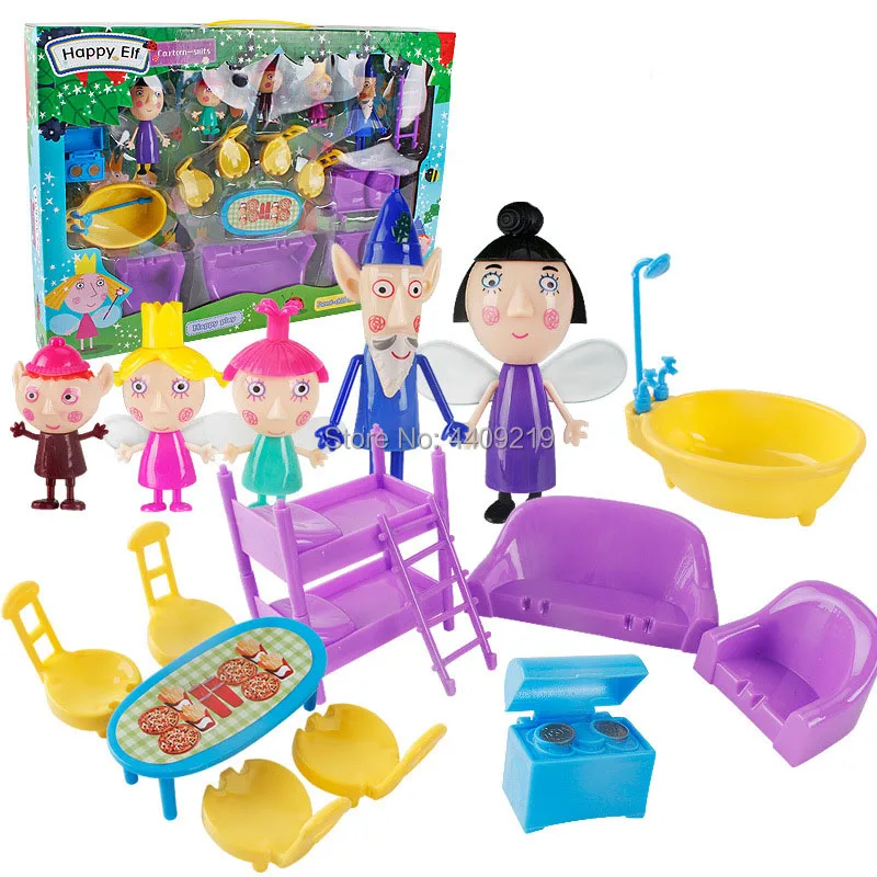 10pcs/set Little Kingdom Ben Holly Action Figure 2-9cm PVC Figurines Ben and Holly Little Kingdom Mini Figures Toys Kids Gift 10pcs/set Little Kingdom Ben Holly Action Figure 2-9cm PVC Figurines Ben and Holly Little Kingdom Mini Figures Toys Kids Gift