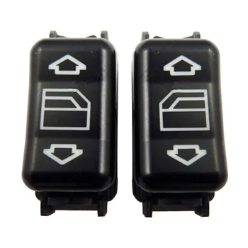 

1248204510 Black Left & Right Electric Master Control Power Window Switch For Mercedes-Benz E W124 W126 W201 W463 1248204610
