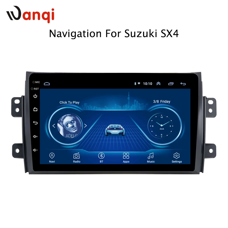 

9 inch Android 8.1 car dvd gps player For multimedia Suzuki SX4 2006-2013 car dvd navigation raido video audio player