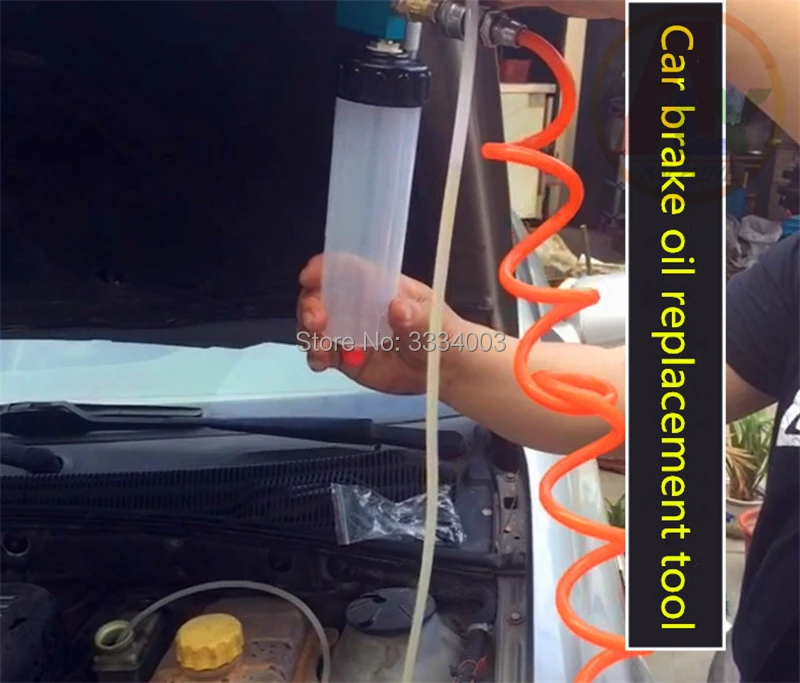 Auto Car Brake Fluid Oil Change Replacement Tool with 2 meters Tube Pump Oil Bleeder Empty Exchange Drained Kit Equipment Tool
