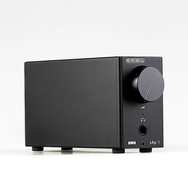 SMSL SAP 1 Mini Portable Desktop Headphones Amplifier 110V 220V TPA6120A2 6 5mm Output Interface RCA input