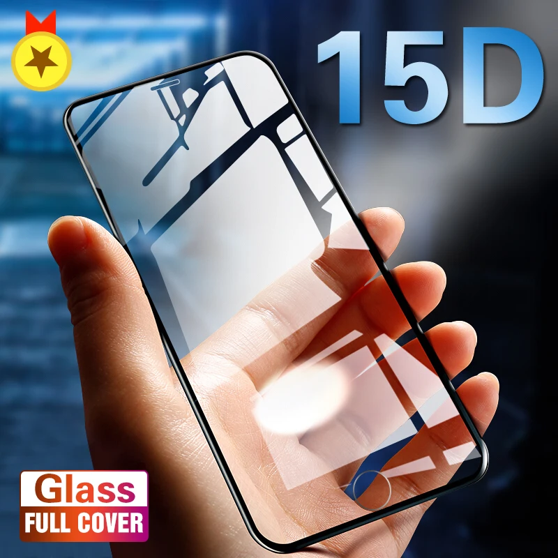 15D изогнутое полное покрытие Защитное стекло для iPhone 7 6 6s 8 plus X XS закаленное |