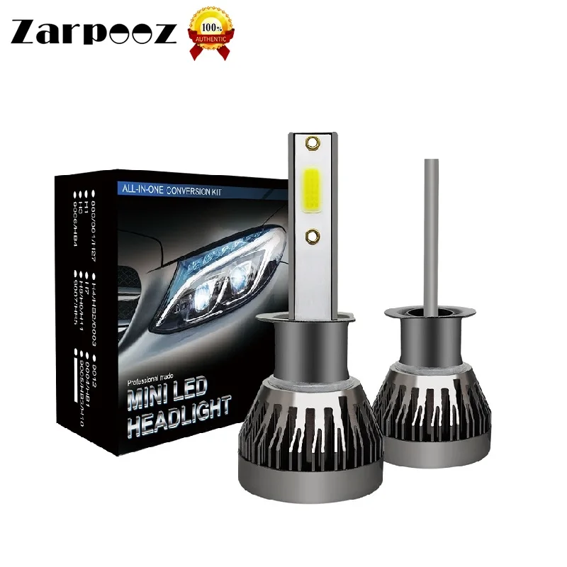 

Zarpooz Mini H7 Led Canbus 6000K Led H4 H11 H8 Fog Lights H7 LED H4 H11 H1 H3 9005 9006 9007 880 H27 Car Headlight 12V 72W