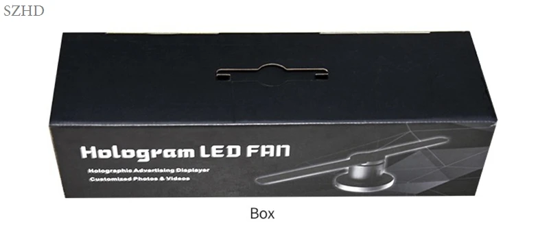 2019 новейший 384 pcs leds Модернизированный wifi приложение 42cm 3d Голограмма вентилятор led