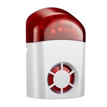 Новая беспроводная Всепогодная внешняя Вспышка светодиодная стробоскоп наружная сирена для дома G2B O2B GSM сигнализация(ЕС вилка