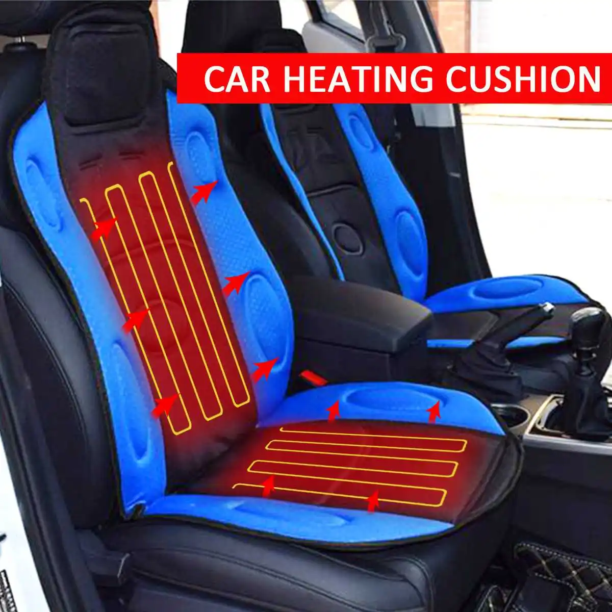 12V Universal Car Seat Heater Warmer Car Truck Electric Heated Seater