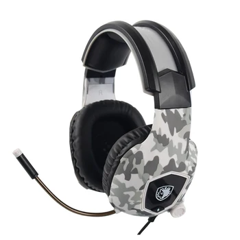 

Sades Sa818 Casque Ps4 Gaming Headset With Microphone Camouflage Stereo Headphones For Pc Cell Phone New Xbox One Laptop