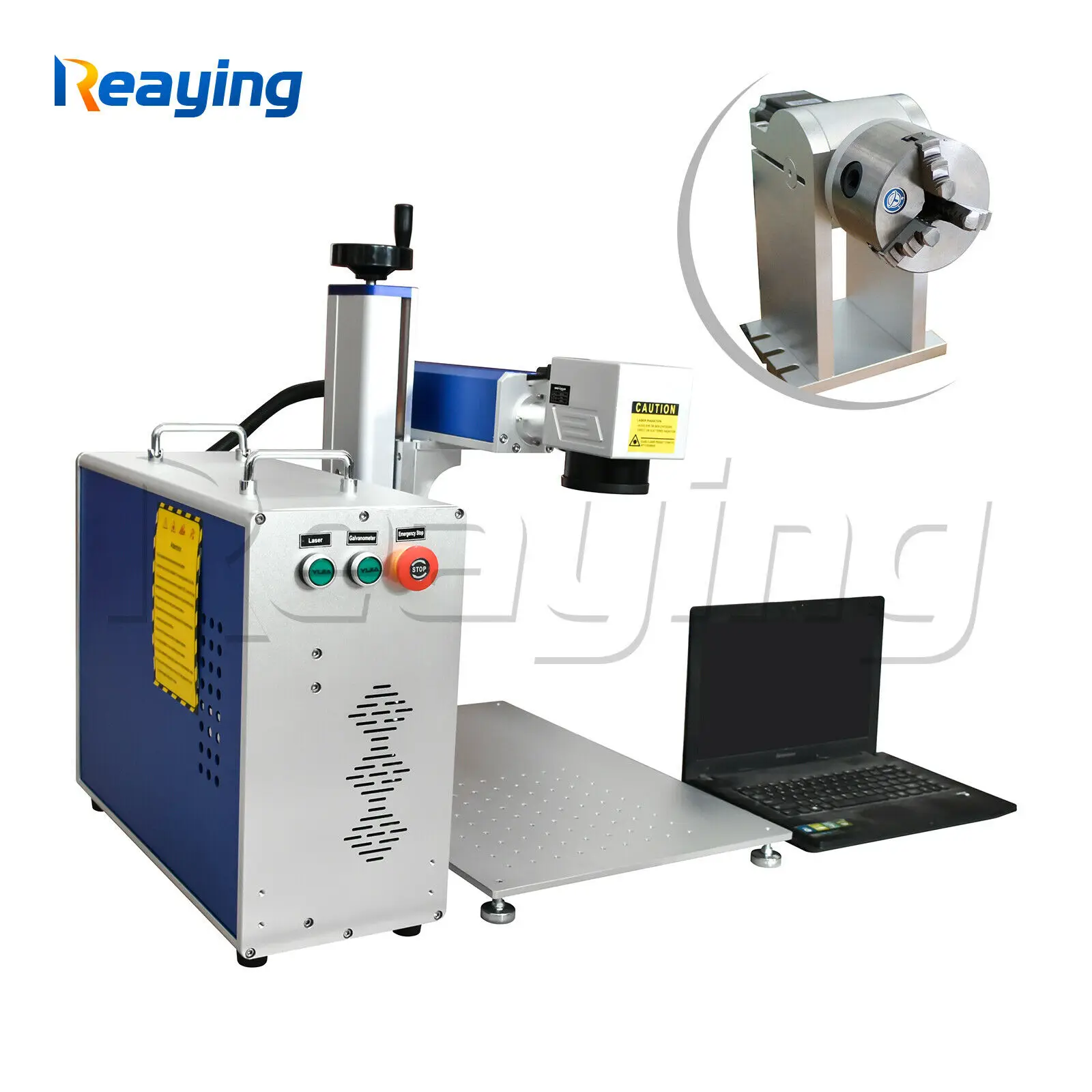 

Good quality CNC fiber laser metal marking machine 110V/220V optional with Ezcad software