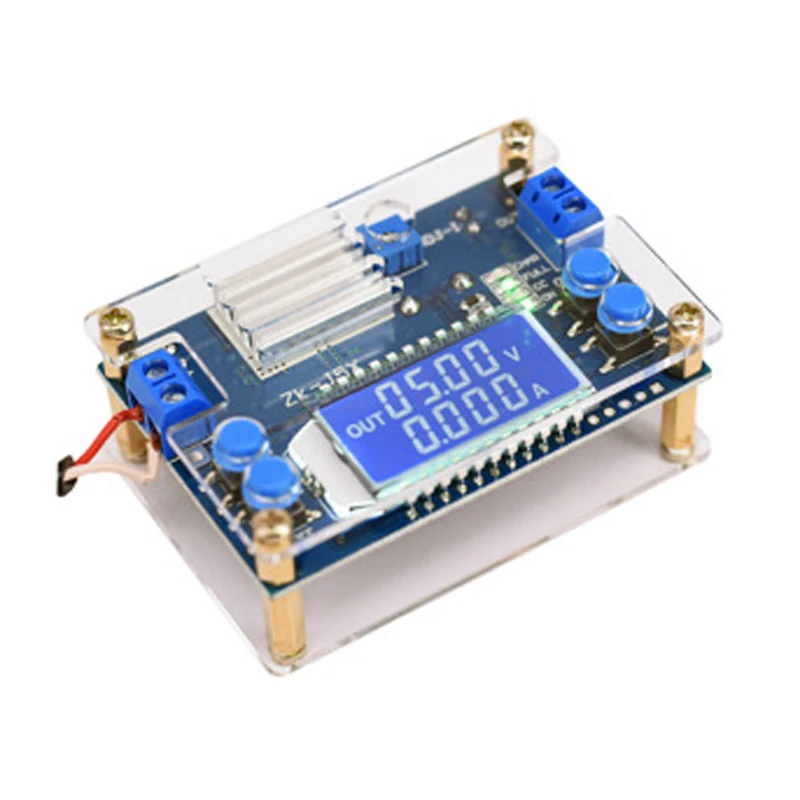

Adjustable Step-down Module 5A DC-DC Boost Buck Constant Voltage Current Power Supply Module LCD Digital Display