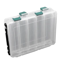 FSTE PP двухсторонняя Рыболовная Приманка снасти набор инструментов коробка большой емкости рыболовные крючки поплавок грузила Линия Коробка рыболовные аксессуары