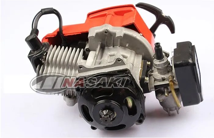 2 T 47cc велосипед 49cc двигатель карбюратор мини для езды по бездорожью|Блоки и