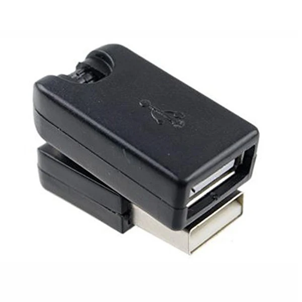 Вращающийся и Поворотный Переходник USB 2 0 типа A с разъемом для разъема углом