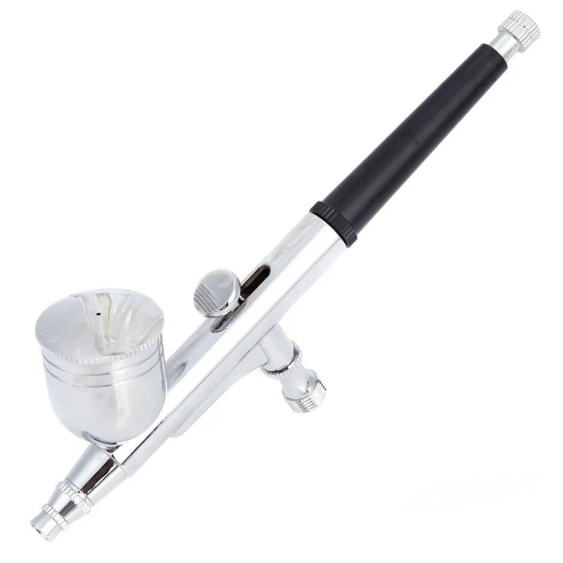 

Airbrush Set 0.25-0.3mm Dual-Action Spray Gun Air Brush Kit for Body Paint Makeup Craft Cake Toy Models