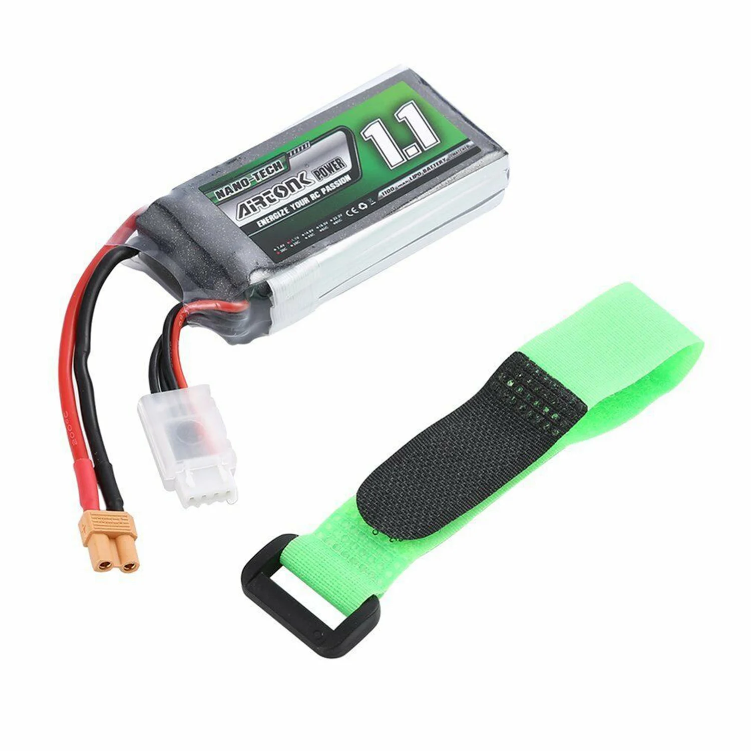 Airtonk 11,1 V 1100Mah 30C 3S 1P Lipo батарея Xt30 разъем для радиоуправляемого дрона