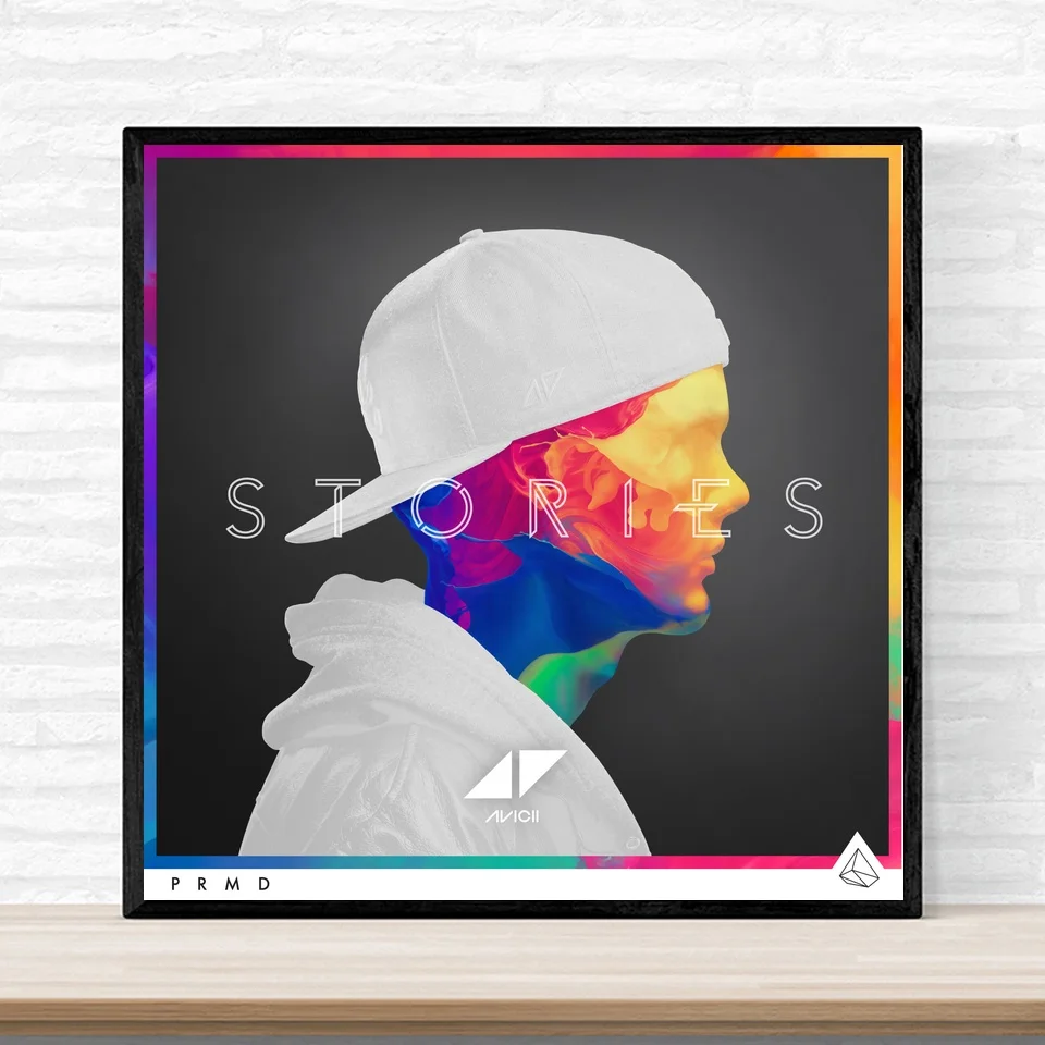 Avicii рассказания музыкальный альбом Обложка плакат печать на холсте настенное