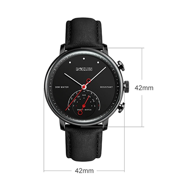 Bozlun Bluetooth Business Quartz SmartWatch Men Leather Smart Watch Clock Waterproof Wristwatch Watches Message Call Reminder Bozlun Bluetooth Business Quartz SmartWatch Men Leather Smart Watch Clock Waterproof Wristwatch Watches Message Call Reminder