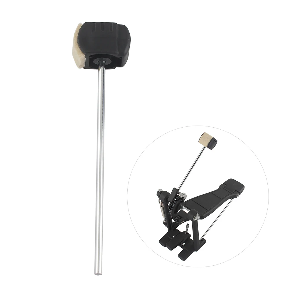 High quality Bass Drum Pedal Beater Wool Felt Stainless Steel Handle
