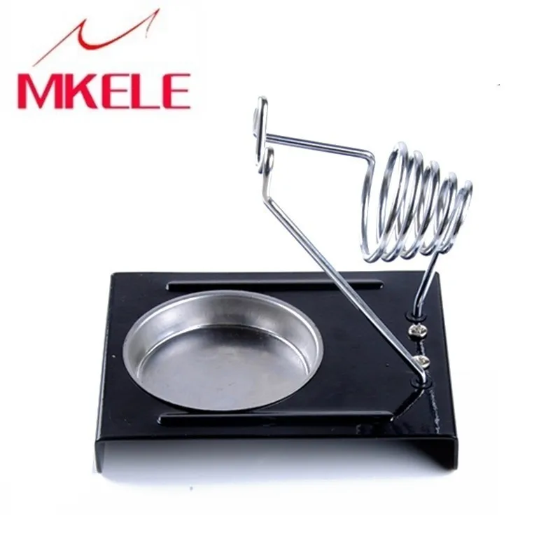 E-011 Soldering Iron Support  Stand Holder Base Metal Rectangle Solder Station Safety Protecting electrical-tools-sale