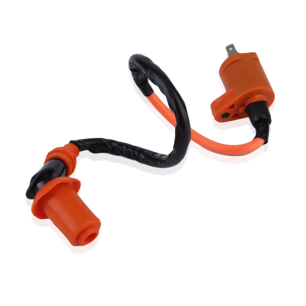

Racing Ignition Coil Spark Plug Cdi For ATVs GY6 50CC 125CC 150CC 50cm Orange