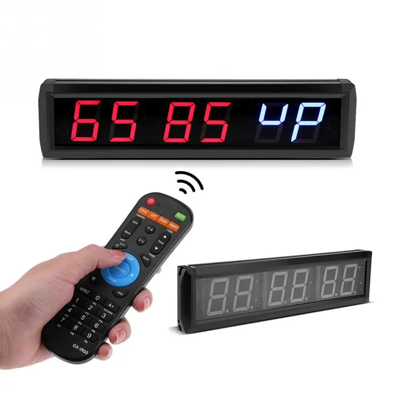 

2.3''Multi-function Programmable Clocks LED Digital Clock Interval Timer Big Stopwatch Home Gym Fitness Clock Desk Decor