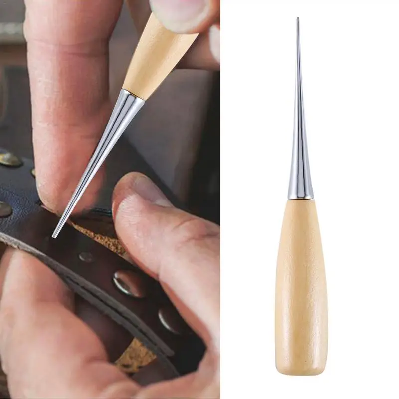 Кожаный инструмент ручной швейной иглы вощеный моток веревки сверлильный инструмент для ремонта легкий портативный бытовой инструмент