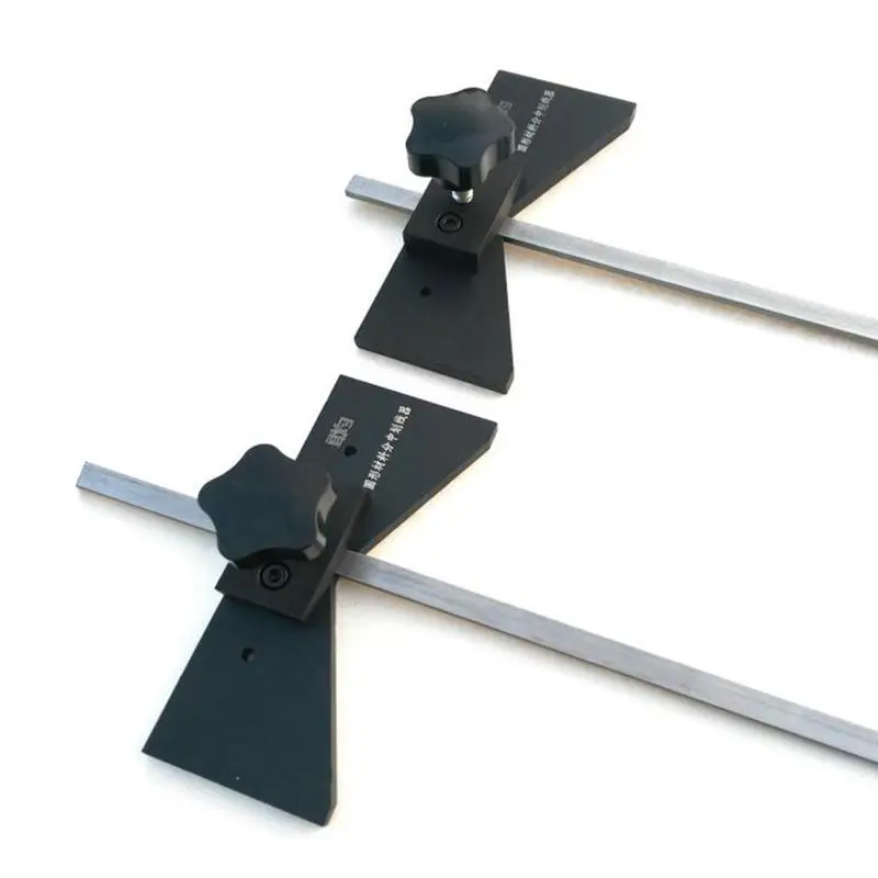 

Center Ruler, Round Material Looking Center Scribe Line Ruler Wood Positioning Center Point Woodworking Tools