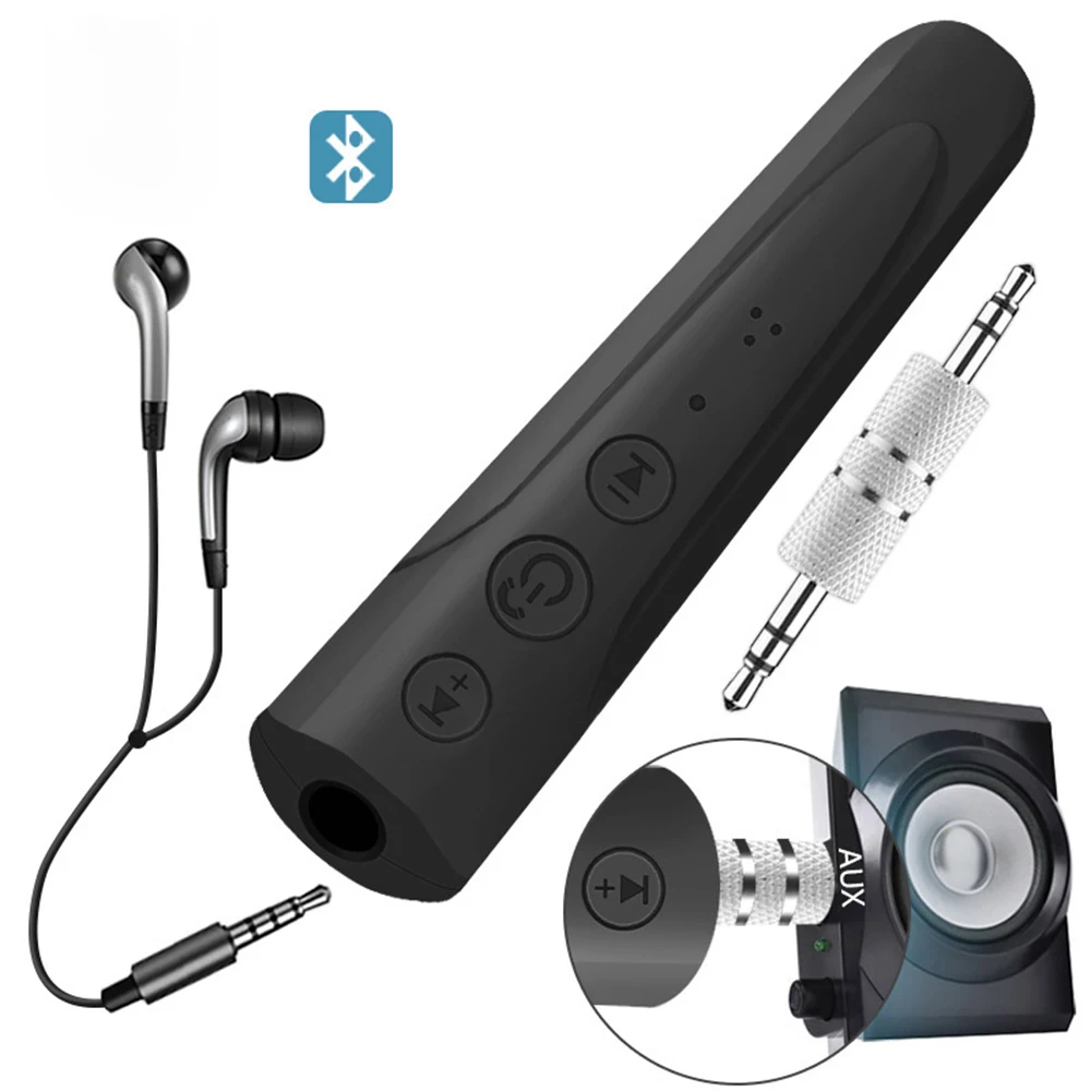 Аудиоприемник VAORLO 4 1 Bluetooth A2DP 3 5 мм Aux беспроводной адаптер приемник автомобильный