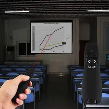 50 шт R400 2,4 ГГц USB беспроводной Презентер лазерная указка PPT удаленного Управление черный для презентации Powerpoint