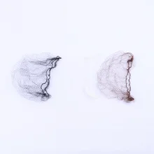 50 шт./лот нейлон сетки для волос MIX Цвет Черный и белый, сетки используется для посылка вьющиеся волосы и парик cap