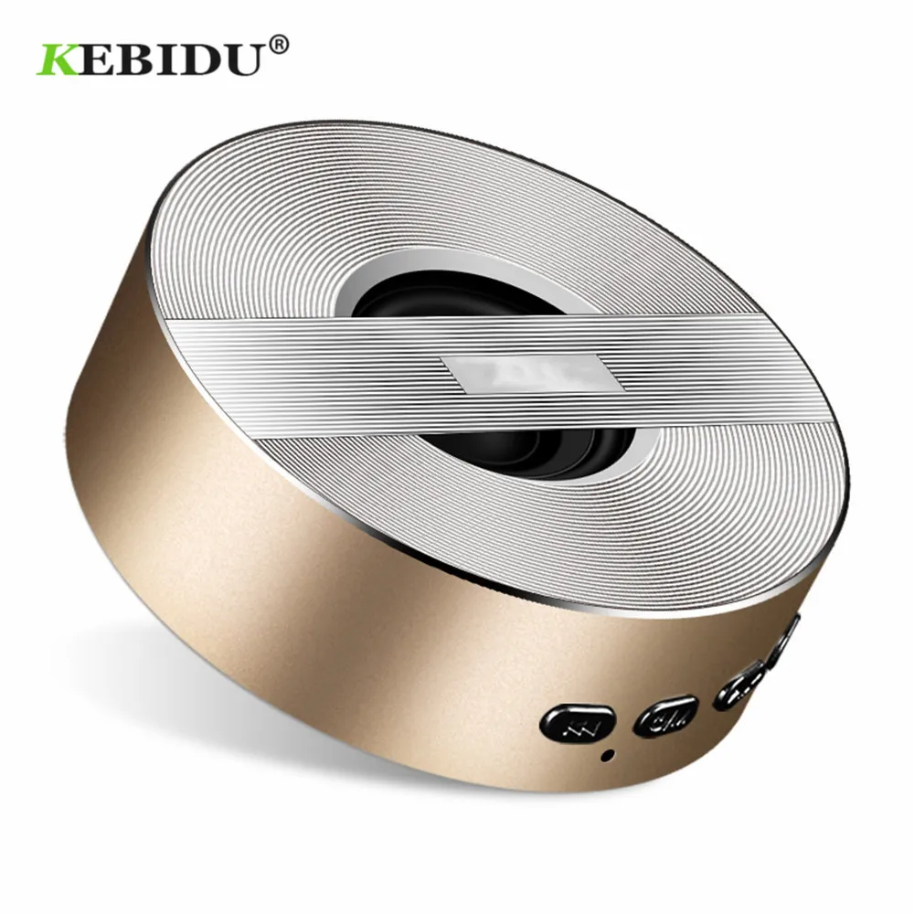 

KEBIDU Portable Wireless Bluetooth Speaker FM Super Bass Speaker A5 Stereo Hi-Fi Boxes with Mic TF FM Radio Sound Box