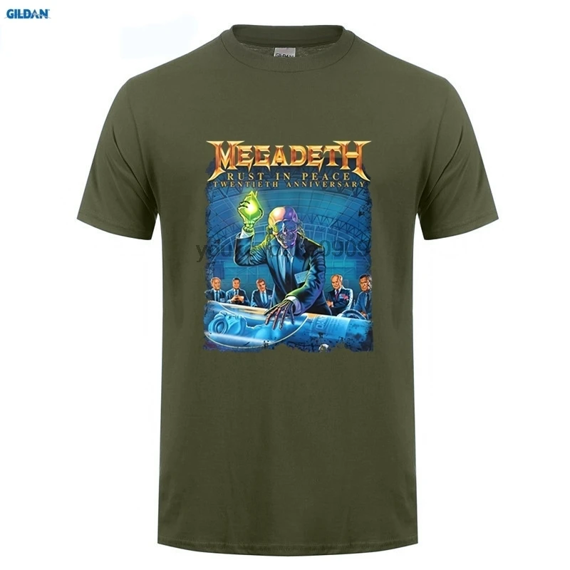 

GILDAN Megadeth Rust In Peace 20th Anniv Tour Black T Shirt SMALL New Official NOS Sleeve Tee Shirt Homme T-shirt Top Tees (2)