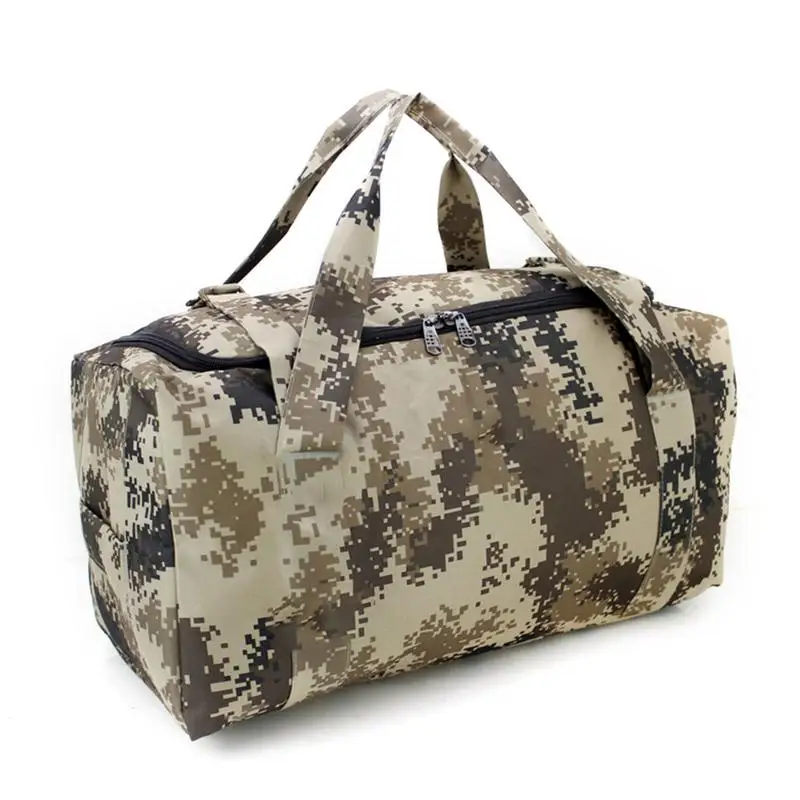 Waterproof Camouflage Luggage Travel Bag Duffle Portable Big Bags For Men Outdoor Mountaineering