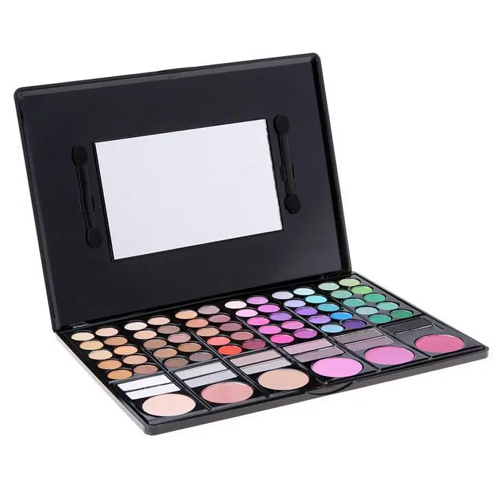 

Professional Women Eyeshadow Palette Cosmetics Makeup Kit 16 Brushes 78 colors combination 60 colors eye shadow 6 color