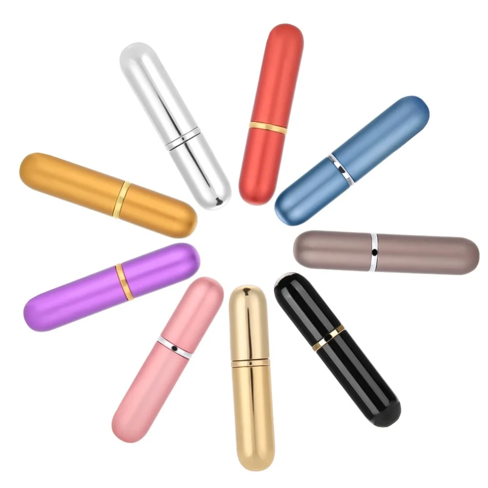

2 Types 5ml Portable Mini Refillable Perfume Bottle Pump Empty Cosmetic Containers Spray Atomizer Travel makeup Bottle Tools