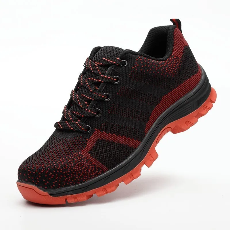 Zollrfea Men's Breathable Sneakers Steel Toe Cap Work Safety Shoes Men Outdoor Puncture Proof Construction Safety Boots Shoes Zollrfea Men's Breathable Sneakers Steel Toe Cap Work Safety Shoes Men Outdoor Puncture Proof Construction Safety Boots Shoes