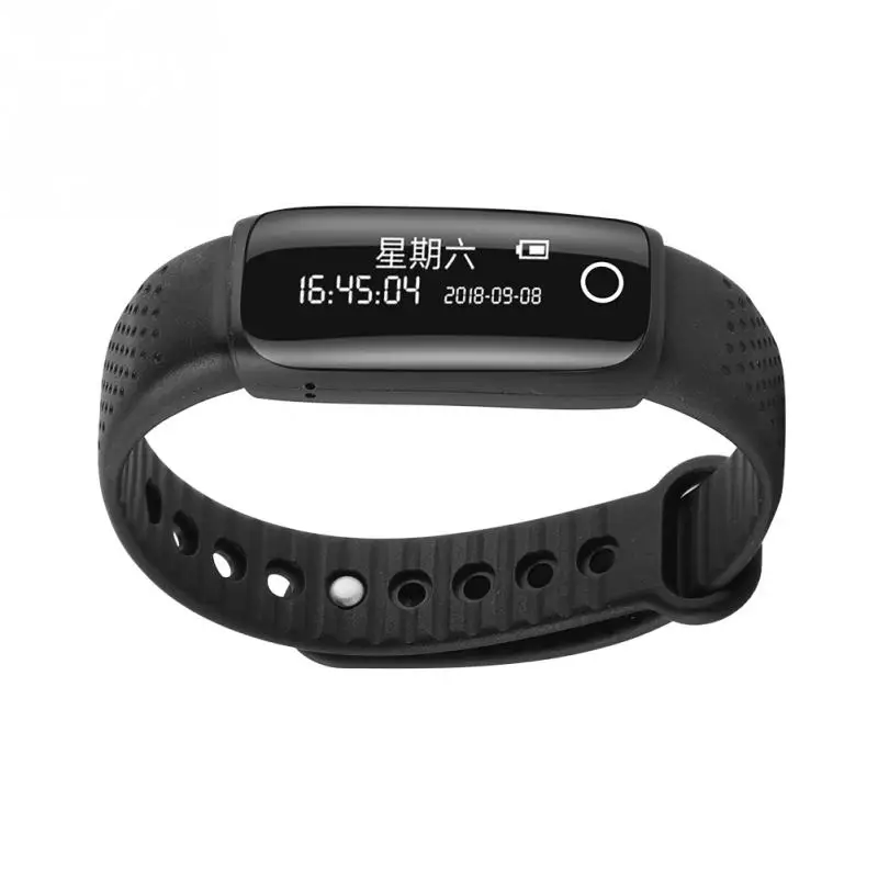 

Portable All-in-one Recording Bracelet Digital Voice Audio Recorder With 8G Portable U Disk Smart Sports Bracelet 2018 new