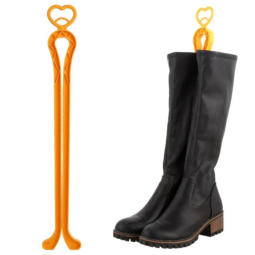 New Plastic Boot Shape Stands Holder Boots Boots, etc Knee High Shoes Clip Home, Bedroom, etc Support Stand