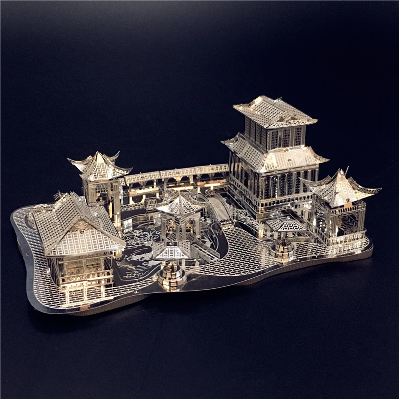 3D Metal Puzzle Chinese classical Gardens of Suzhou Building Diy