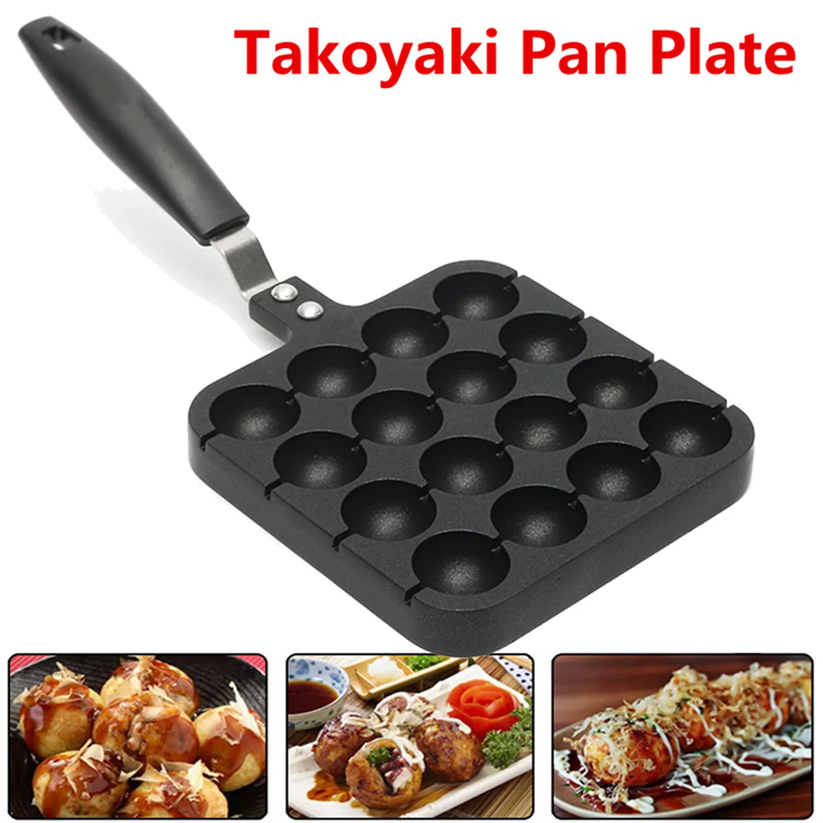16 отверстий от Warmtoo тарелка для сковородок Takoyaki домашняя кухонная форма готовки
