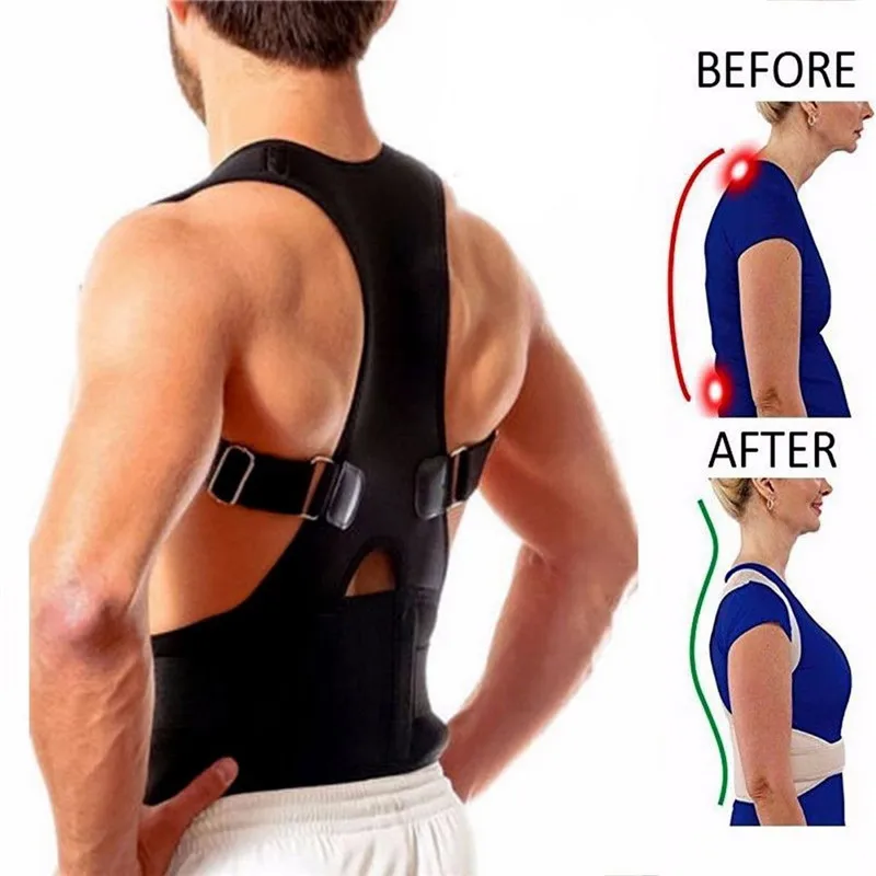 Корсет для поддержки спины и плеч, Корректор пояса, выпрямление, коррекция осанки, корсет для мужчин, облегчение боли, поясничное приспособление для коррекции позвоночника