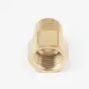 Adaptador de conector de tuberías de latón macho x 1/4 