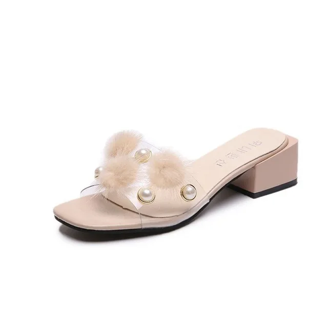 

2019 New Slipper Rough with The Outer Wear Non-slip Flip Flops Female Fashion Sandals and Slippers.