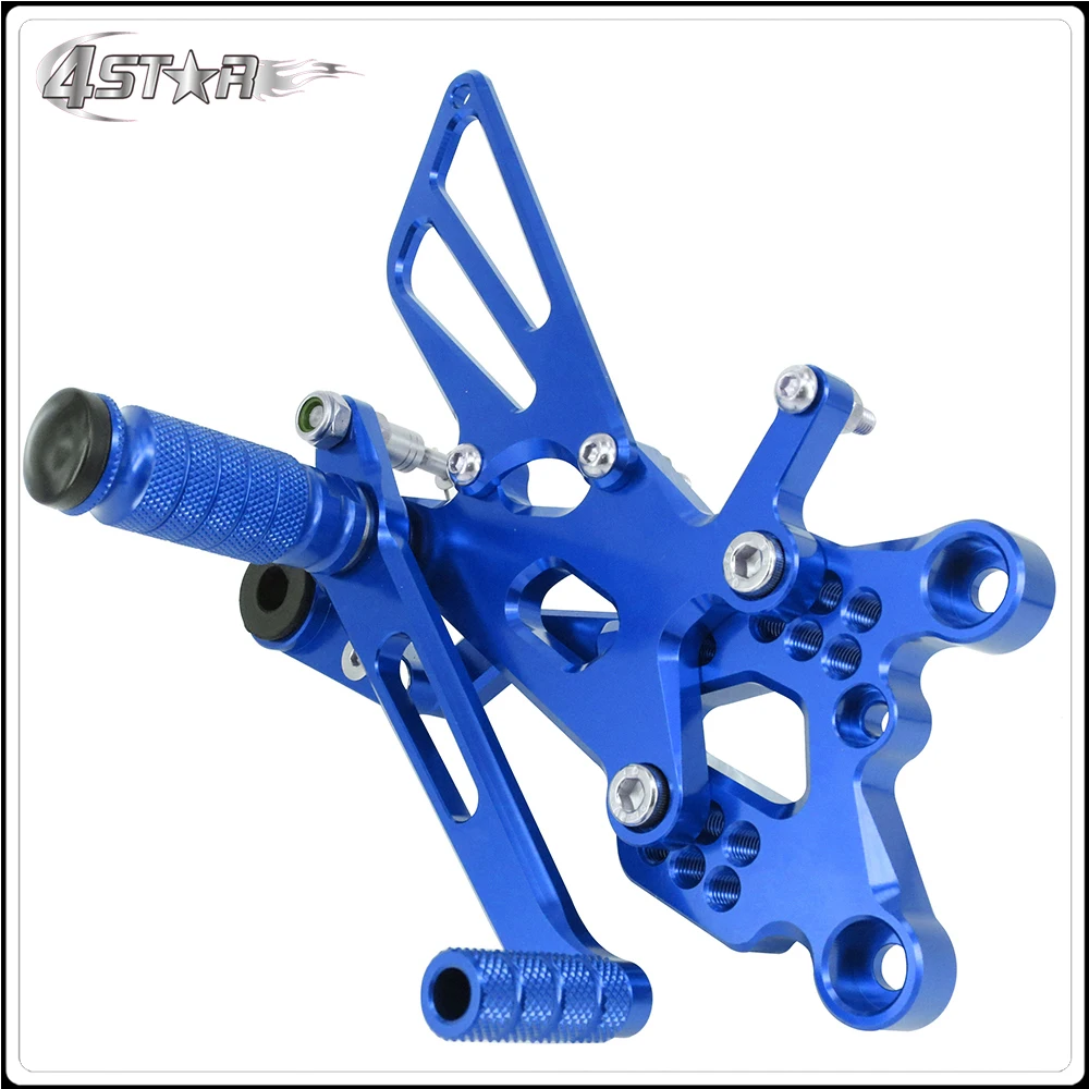 Мотоцикл CNC Алюминиевые Регулируемые Подножки для ног педали YAMAHA YZFR6 YZF R6 2006