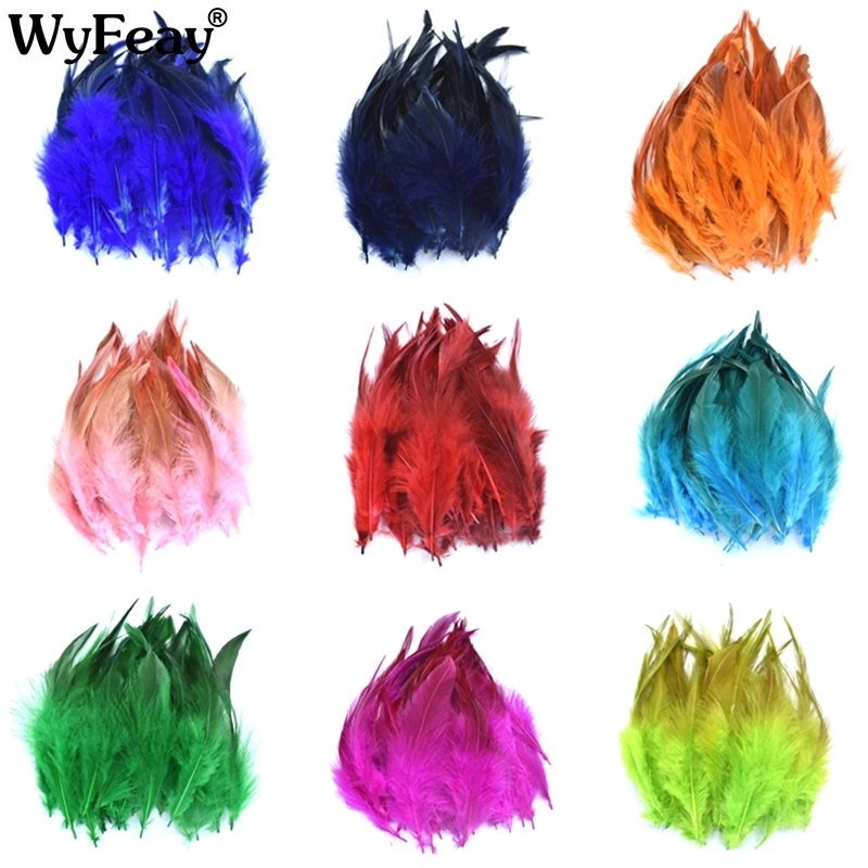 

Wholesale 100 Pcs/Lot Pheasant Feather 4-6 Inch 10-15cm chicken Feathers DIY Chicken Feather Jewelry Plume decoration Plumes