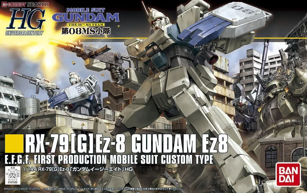 Bandai Gundam HGUC 1/144 фотосессия [G] Ez8 мобильный костюм Сборная модель наборы экшн