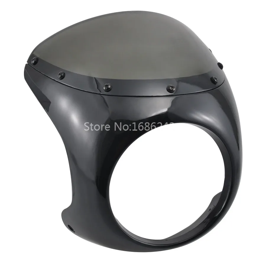 Мотоциклетная фара Cafe Racer обтекатель экрана чехол на лобовое стекло велосипед