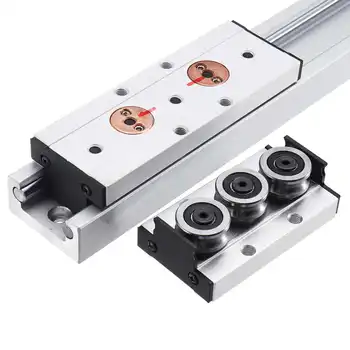 

1Pcs Aluminum Alloy SGR20N-500L Linear Guide With SGB20N-3UU SGB20N-5UU Slide Block Built-in Dual Axes Roller Linear Guide